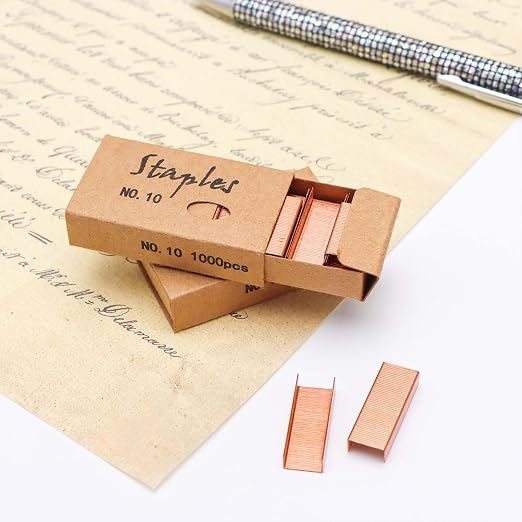 NatSumeBasics 4000 Rose Gold Staples - Image 7