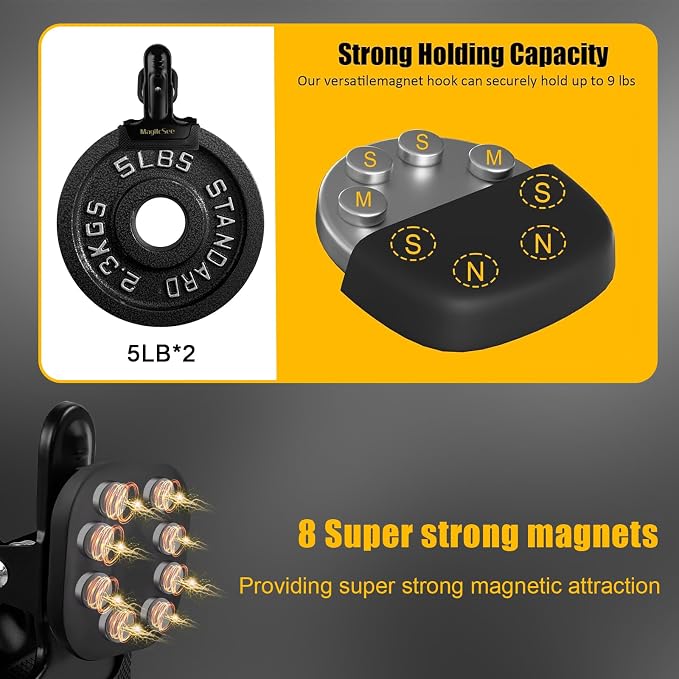 2 Pcs Heavy Duty Magnetic Clips - Image 3
