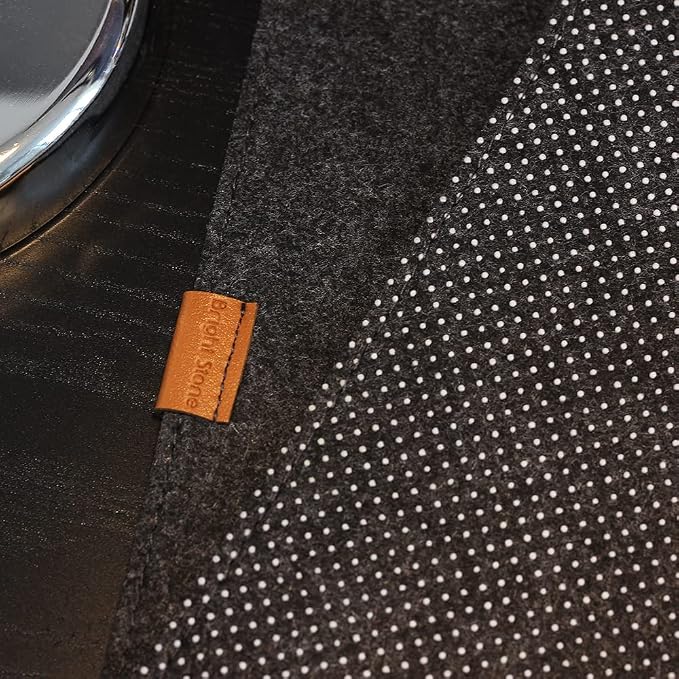Bright Stone Felt Desk Mat, Non-Slip Mouse Pad, 35.4"x15.7" Office Supplies - Image 5