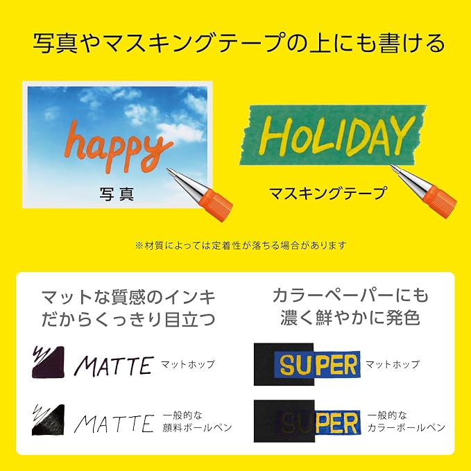 Pentel Color Ballpoint Pen, Matte Hop - Image 3