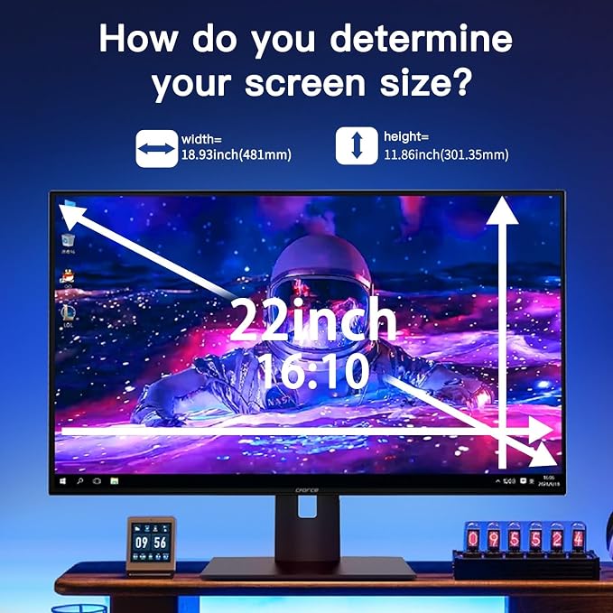 2 Pack Magnetic Hanging Computer Privacy Screen 22 Inch - Image 3