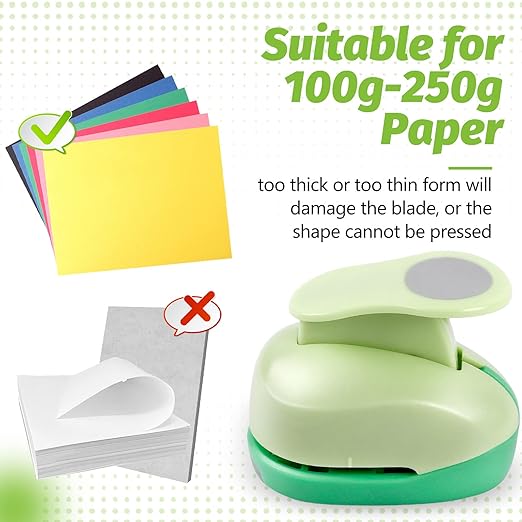 UCEC Paper Punch, 3 Inch XL Size Circle Punch Large Hole Puncher Paper Circles - Image 3
