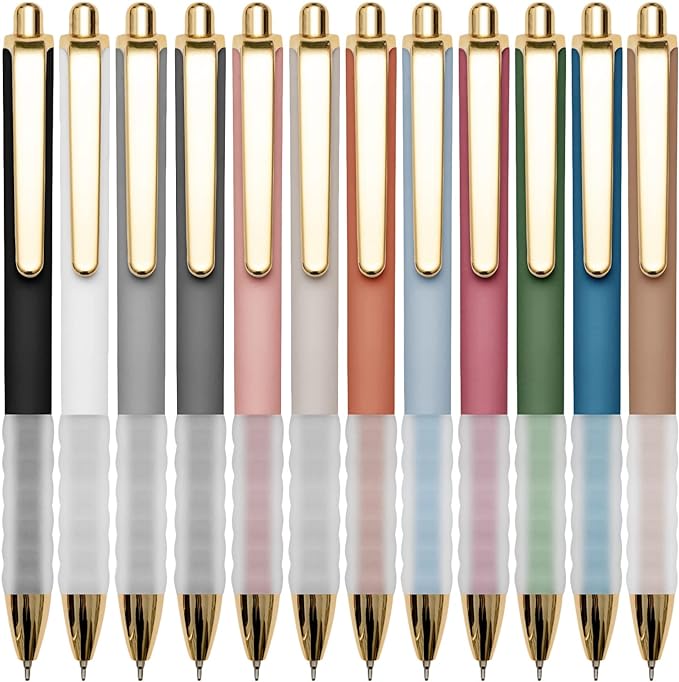 Linbsunne Ballpoint Pens Black Medium Point 1mm Pen by Linbsunne