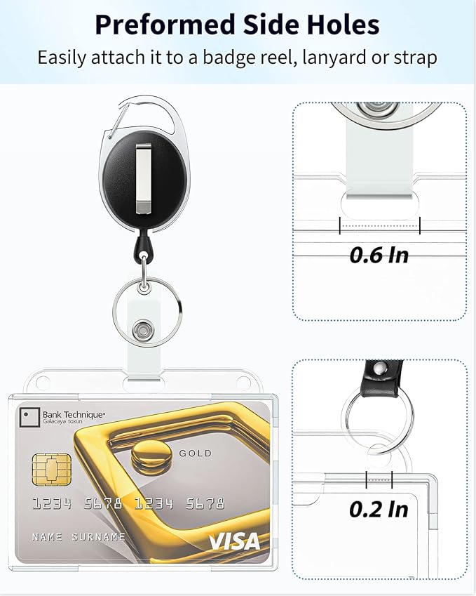 Pawfly 2 Pack Horizontal 2-Card Badge Holders - Image 5