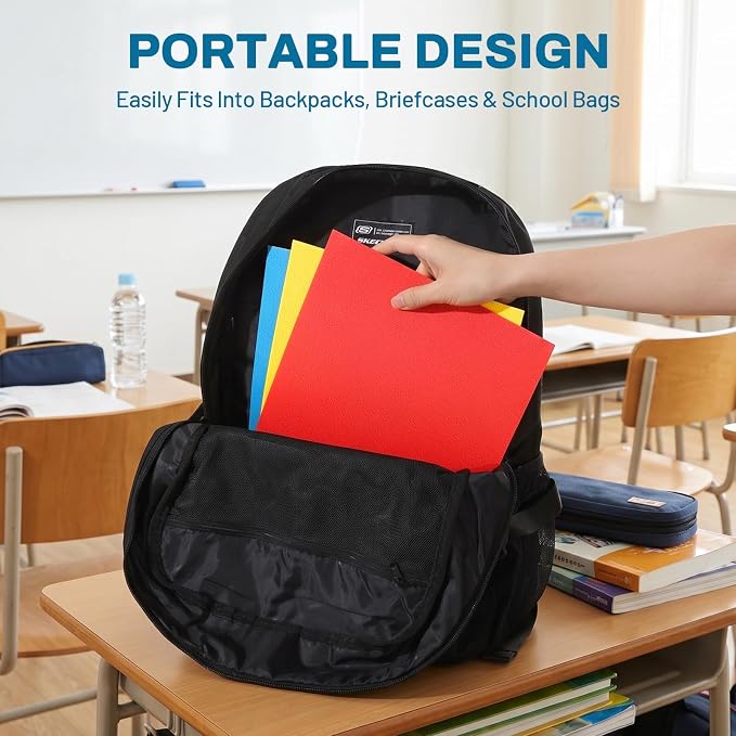 SUNEE Two Pocket Folders, 100 Pack File Folders - Image 7