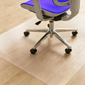 Clear Chair Mat for Hard Floor, Rectangle | Durable Thick PVC, Anti-slip Grip by Labeta