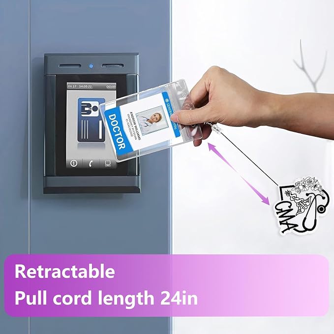 CMA Badge Reel Retractable for Certified Medical Assistant & Medical Worker - Image 5