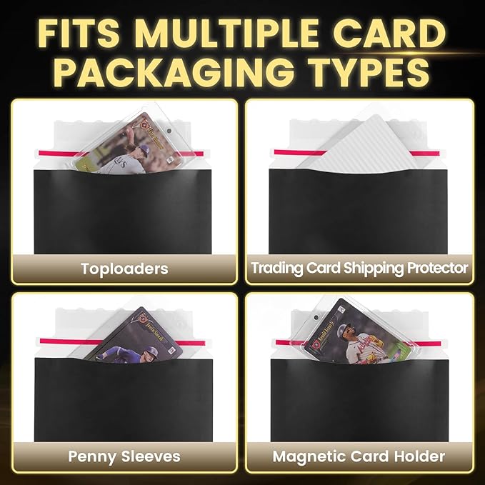 180 Pack Mailer Trading Card Envelopes，7" x 4.35" Trading Card Mailers - Image 5