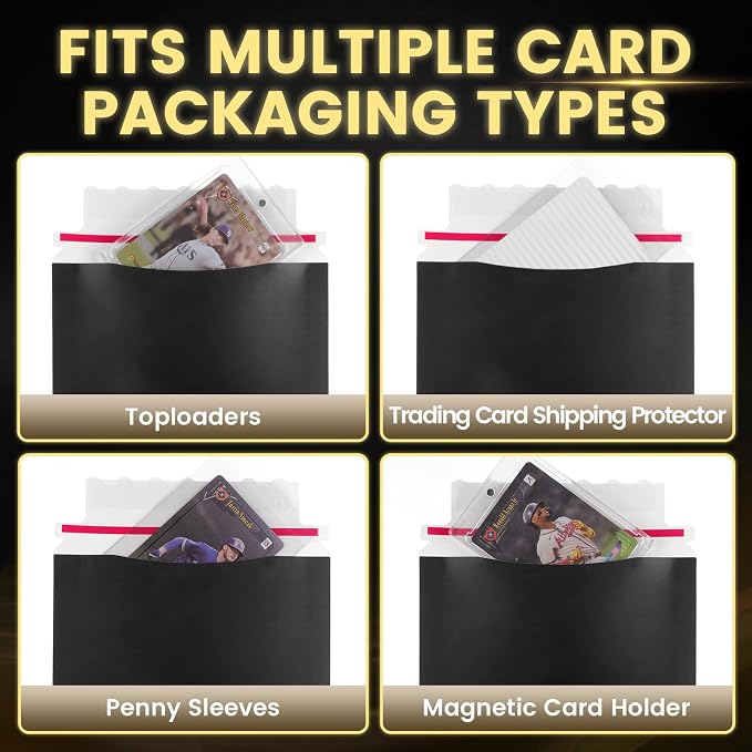 500 Pack Mailer Trading Card Envelopes，7" x 4.35" Trading Card Mailers - Image 5