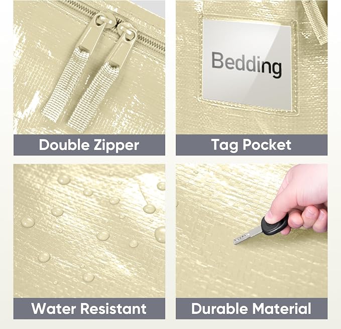 TICONN 4 Pack Extra Large Moving Bags Heavy Duty - Image 6