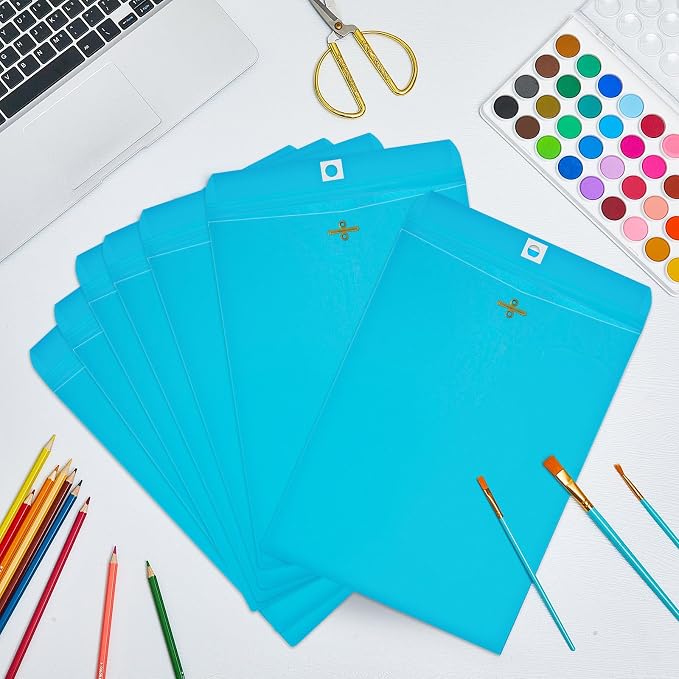 Geyee 20 Pcs 9 x 12 Inch Clasp Envelopes Letter Size Mailing Envelopes - Image 4