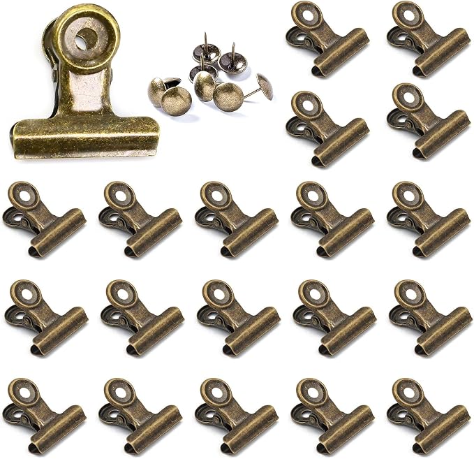 YUCHIYA 20 Pack Metal Clips by YUCHIYA