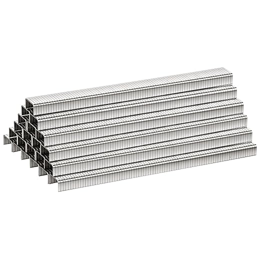 meite T50 Heavy Duty Staples Marine, 1/4 Inch 304 Stainless Steel Staples by meite