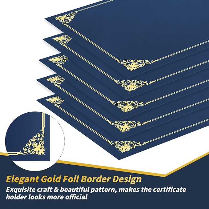 150 Pcs Certificate Holders Bulk, Document Covers - Image 3