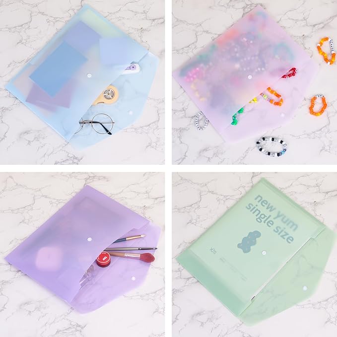 EOOUT 28pcs Plastic Envelopes, Plastic Folders - Image 7