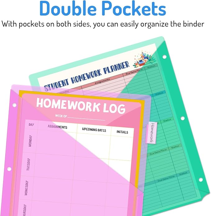 Forvencer 24 Count Binder Dividers - Image 3