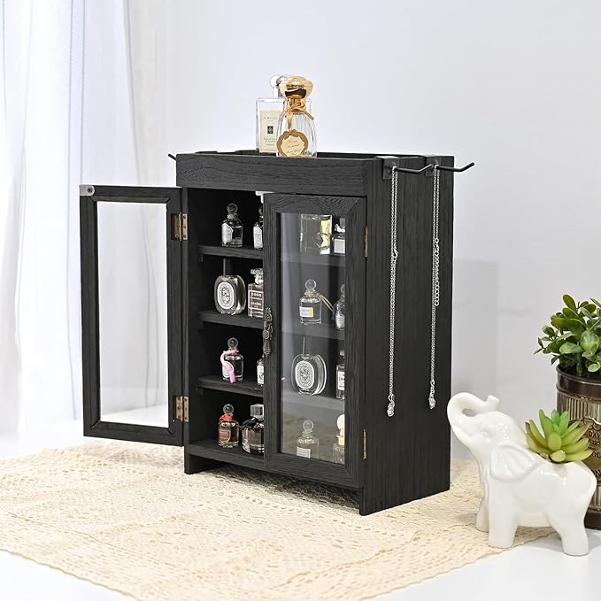 Ikee Design Small Wooden Countertop Storage Cabinet - Image 2