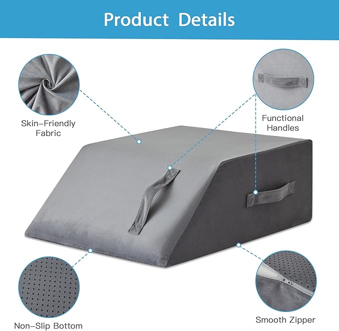 MEGCXIT Leg Pillow Elevation Blood Circulation, Leg Wedge - Image 3