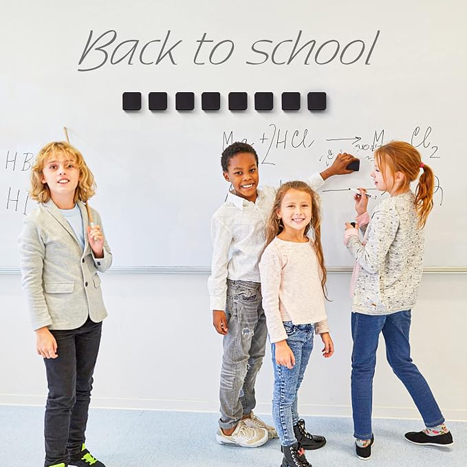 Dry Erase Erasers, IHPUKIDI 24 Pack Magnetic Whiteboard Dry Eraser Chalkboard - Image 6