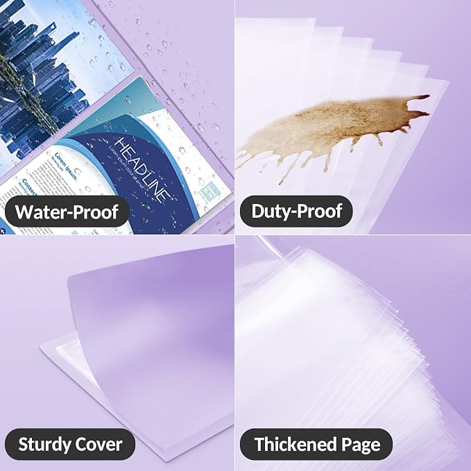Sooez Art Portfolio 9"x12", 40 Pockets Large Display Folder - Image 6