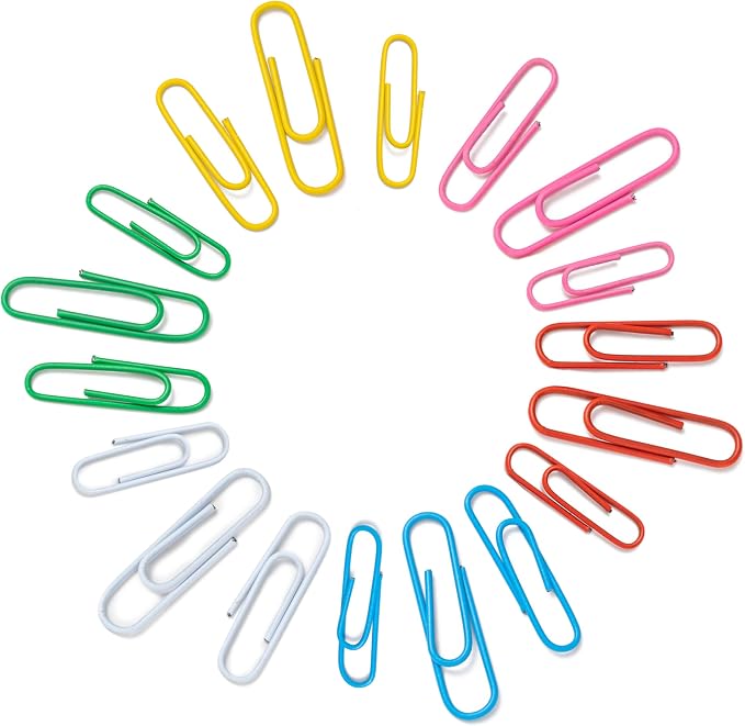 Paper Clips Assorted Sizes, Cute Colored Paper Clip - Image 4