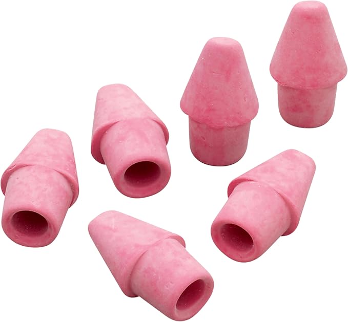 Paper Mate Arrowhead Pink Pearl Cap Erasers, Homeschool, Teacher Supplies - Image 3