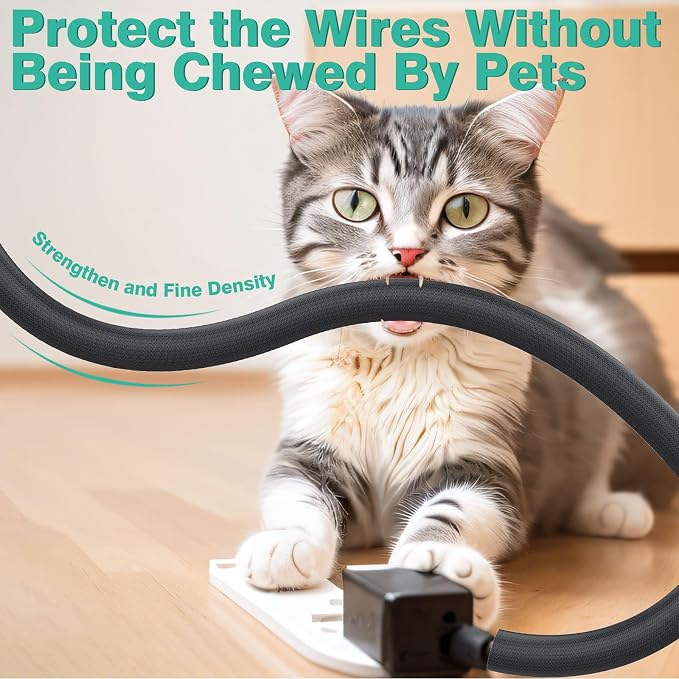 UOMTFAI Dog Cat Cord Protector 10ft - Image 3