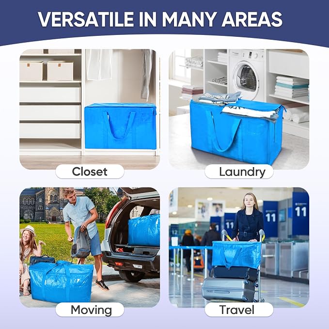 TICONN 2 Pack Extra Large Moving Bags Heavy Duty - Image 9