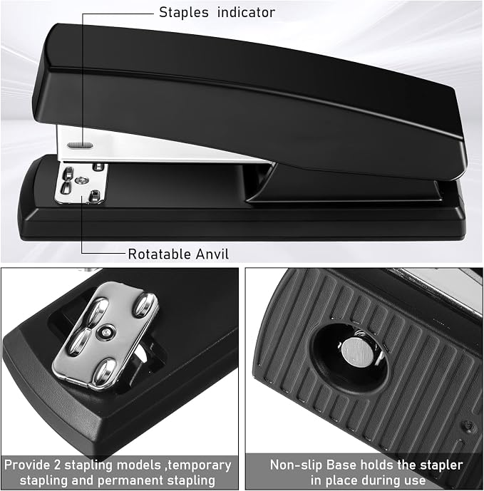 Yahenda 6 Pieces Metal Desktop Stapler - Image 3