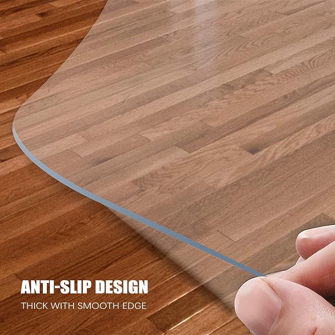 Kuyal Clear Chair Mat, Hard Floor Use - Image 5