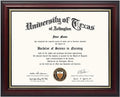 GraduationMall 8.5x11 Certificate Diploma Frame, Solid Wood & UV Protection by GraduationMall%C2%AE