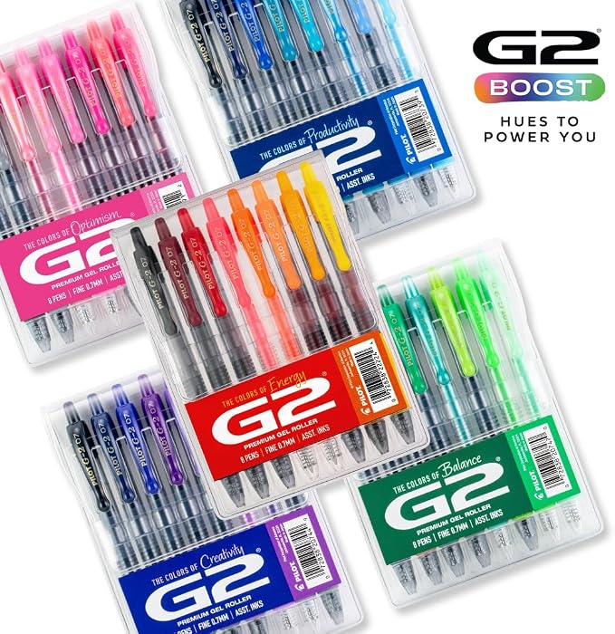 Pilot G2 Premium Gel Roller Pens, G2 Boost Purple Pens Pack, The Colors of - Image 7