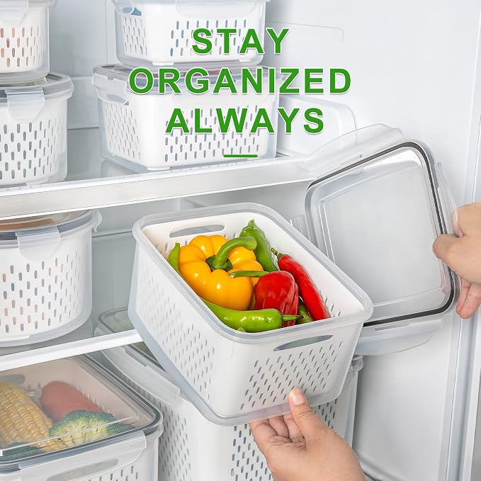 5 PCS Large Fruit Containers for Fridge - Image 5