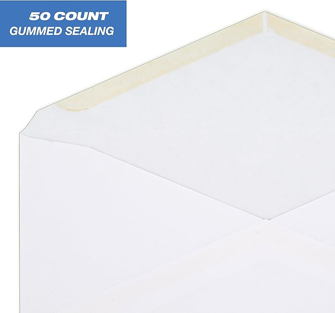 Mead #10 Envelopes, Letter Size, 4-1/8" x 9-1/2", Gummed Closure - Image 2