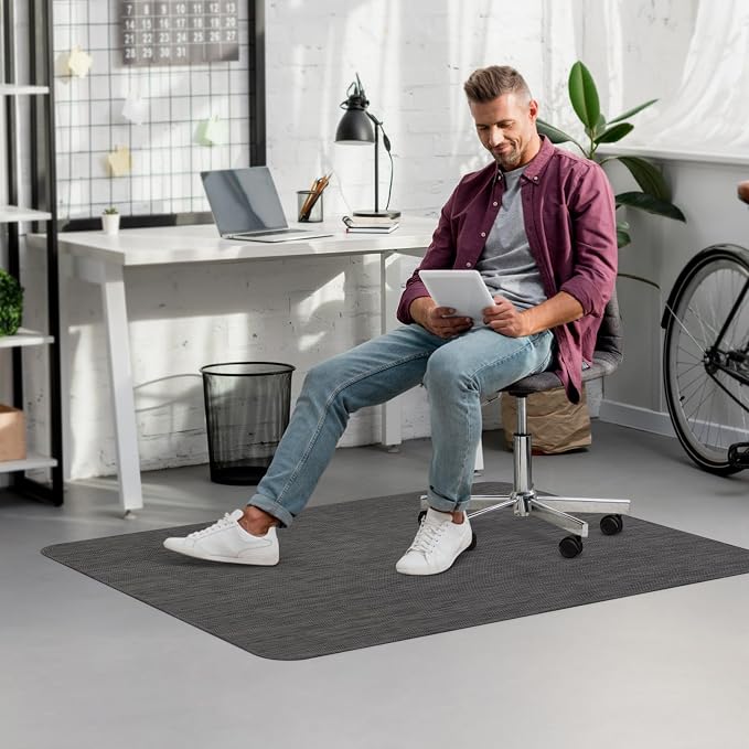 Blvornl Office Chair Mat for Hardwood Floor, Large Anti-Slip Hard Floor - Image 7