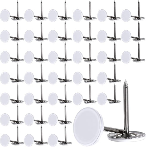 100pcs Metal Thumb Tacks, Heavy Duty Flat Head Push Pins, Upholstery Tacks by Unknown