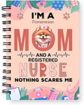 Ninety3POD I'm a Pomeranian Mom and a Registered Nurse Nothing Scares Me Spiral by Ninety3POD