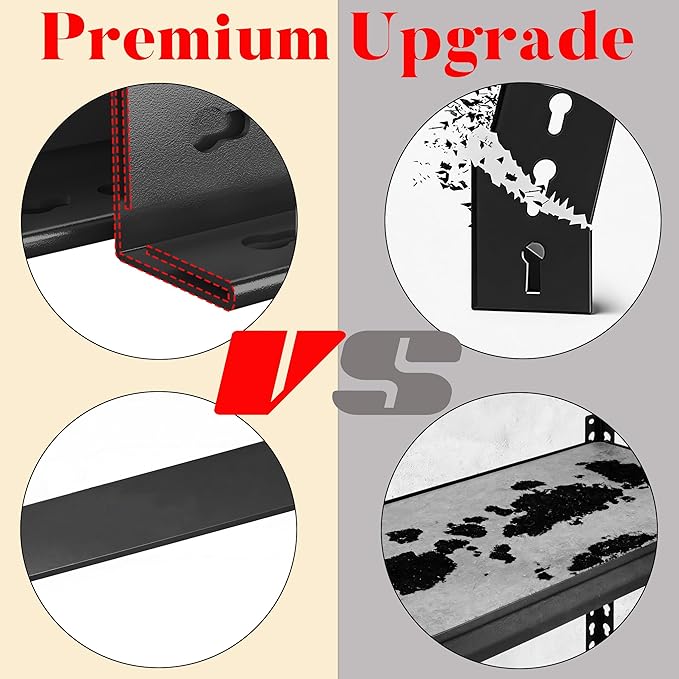 Printer Stand, Metal Shelving Adjustable Storage Shelves, printer table Office - Image 3