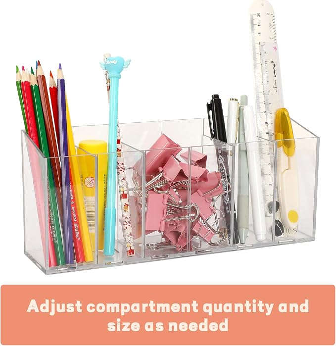 DECYOOL 2Pcs Acrylic Pen Holders - Image 4