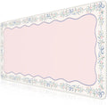 iCasso Pink Desk Mat, Cute Desk Pad by iCasso