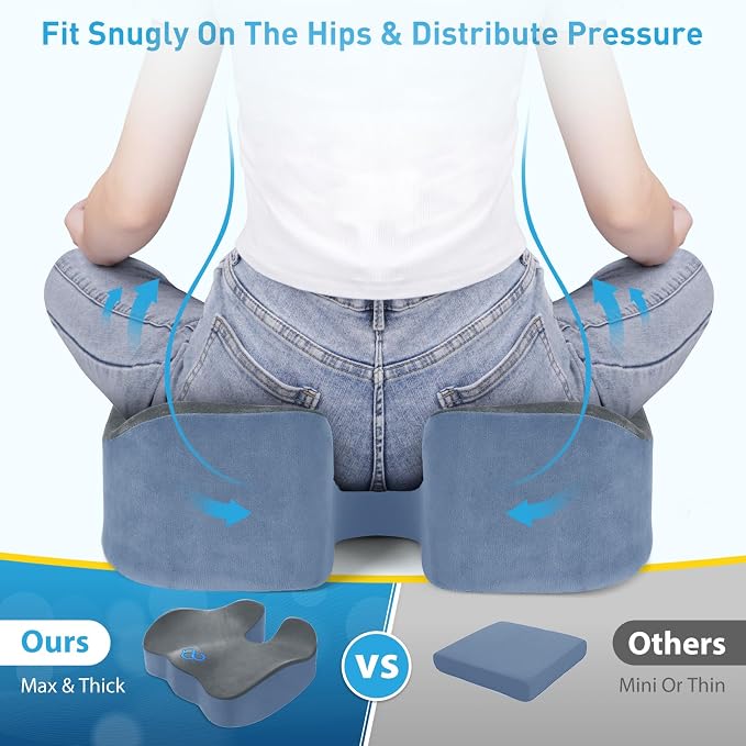BlissTrends Seat Cushion, Thick Memory Foam Cushions - Image 4