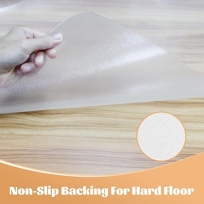 KMAT Office Chair Mat, Easy Glide Hard Wood Tile Floor Mats, Heavy Duty Floor - Image 5
