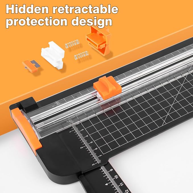 ZEQUAN 18-Inch Paper Trimmer, Slider Cutter, 3 Blades, Cardstock Crafts | Easy - Image 8