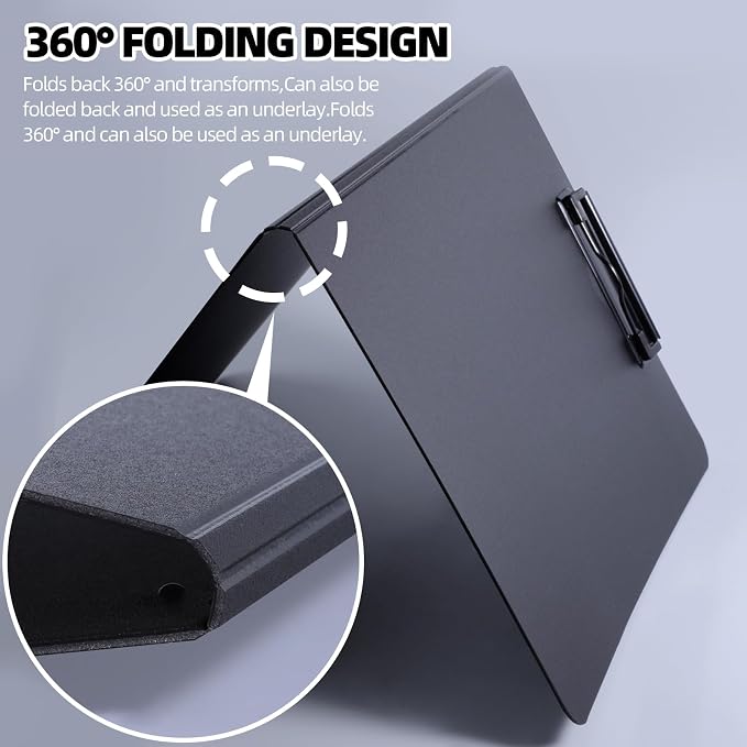 FRETONBA Clipboard Folder, 5 Pack A4 Foldable Clipboard - Image 4