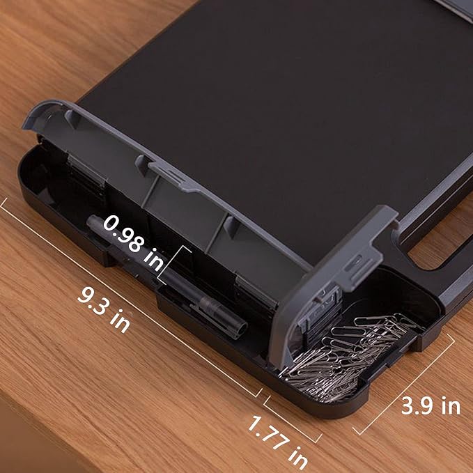 Portable Clipboard Folder with Storage, Plastic Storage Case with Side-Opening - Image 6