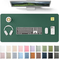 YSAGi Leather Desk Pad Protector, Office Desk Mat, Large Mouse Pad, Non-Slip PU by YSAGi