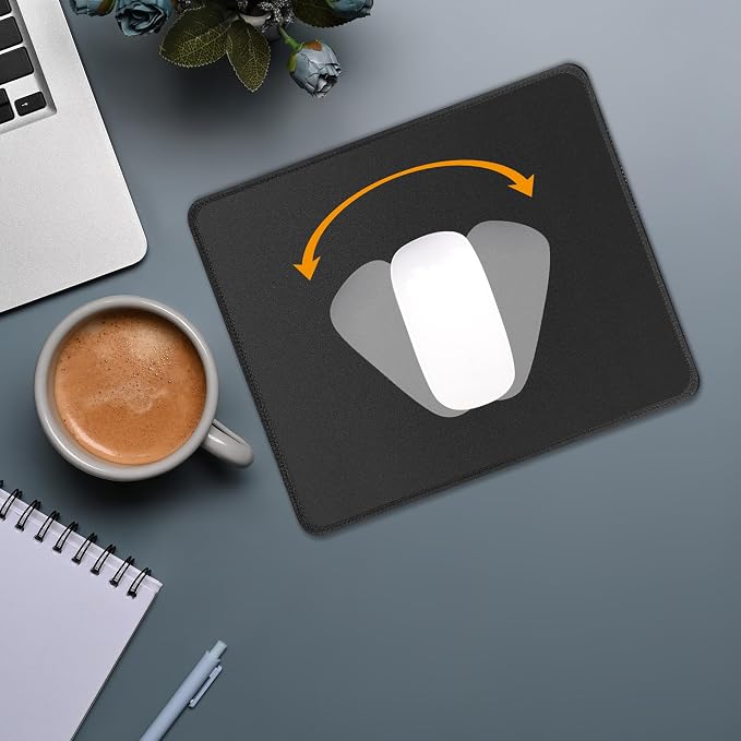 2 PCS Black Mouse pad Bulk - Image 3