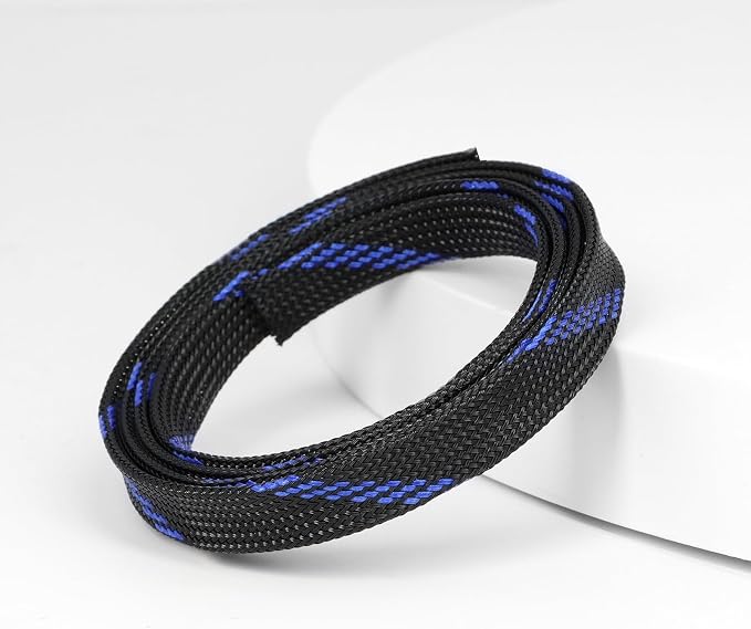 25ft PET Expandable Braided Cable Sleeve 1/6inch Pet Braided Cable Sleeve - Image 3