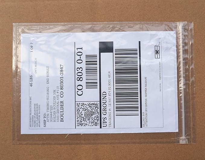 BEUYI Premium 6.7'' x 10'' Resealable Adhesive Shipping Label/documents Pouches by BEUYIwarehouse