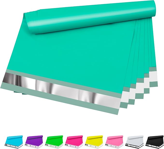 Poly Mailers 6x9 inch 100 Pcs, Plastic Mailing Envelopes by VAPULCIO